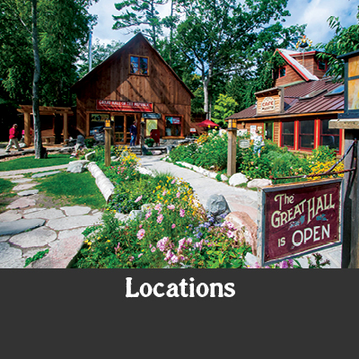 Glen Arbor Retail gardens in summer